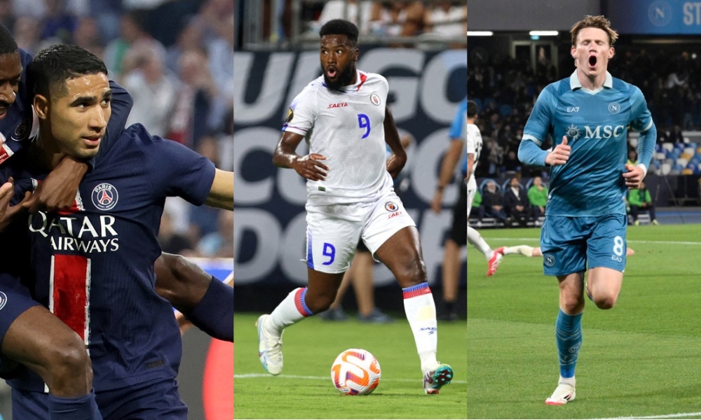 Hakimi, Duckens Nazon e Scott McTominay.