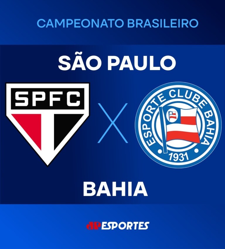 São Paulo x Bahia: assista ao vivo à transmissão da Jovem Pan