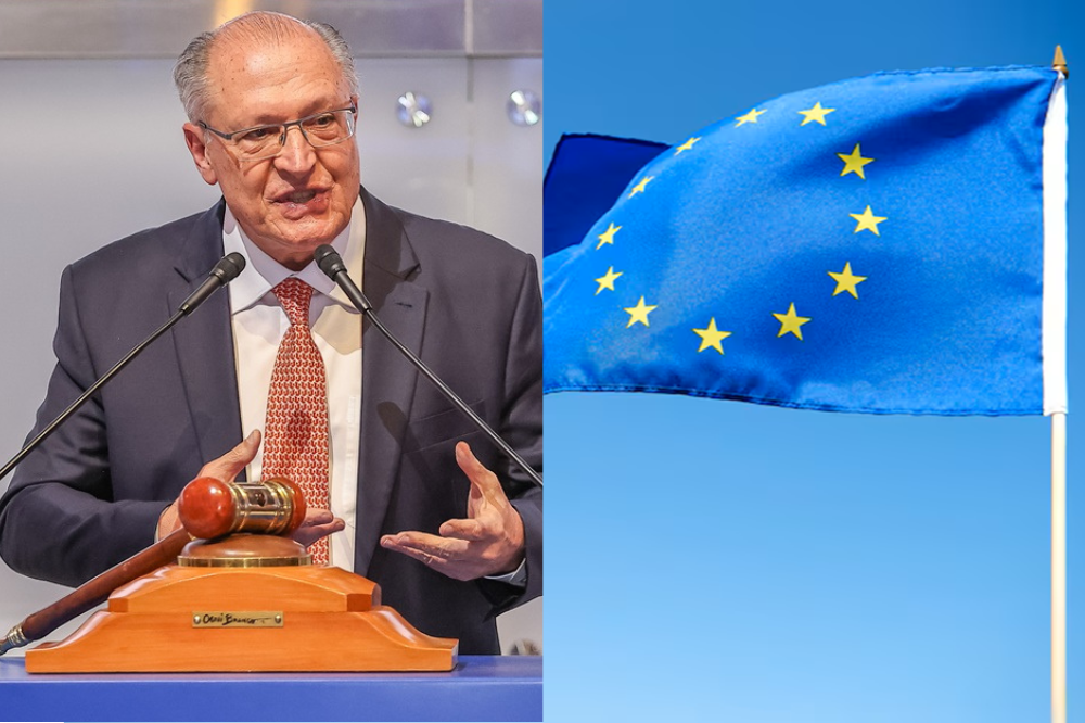 Alckmin encontra embaixadora da UE em primeiro compromisso como presidente em exercício
