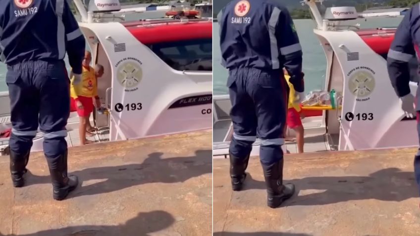 Resgate de vítima após dois dias à deriva em Ilhabela