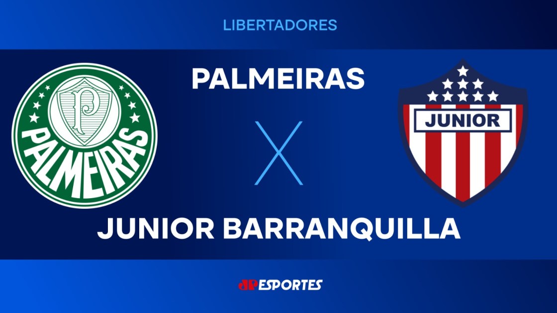 Palmeiras e Junior Barranquilla se enfrentam nesta quinta-feira (28), às 19h00, em jogo válido pela Copa Libertadores.