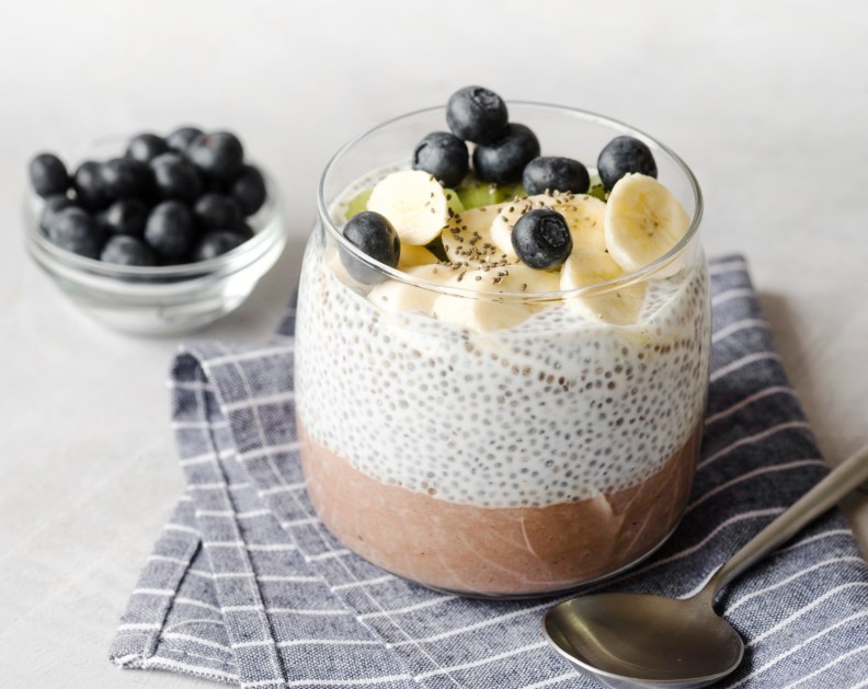 Pudim de chia