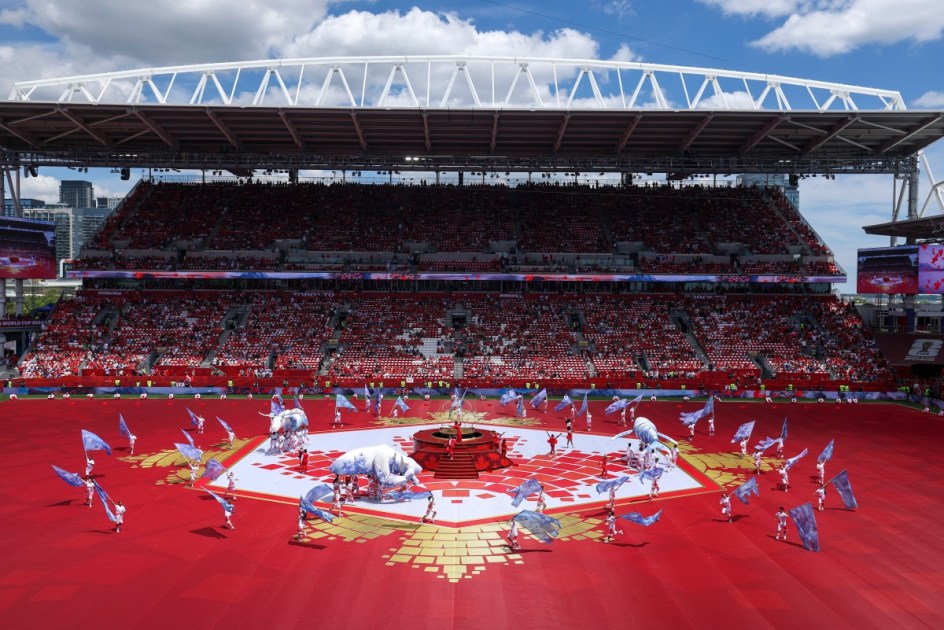 Abertura da Copa no Estádio de Toronto, no Canadá