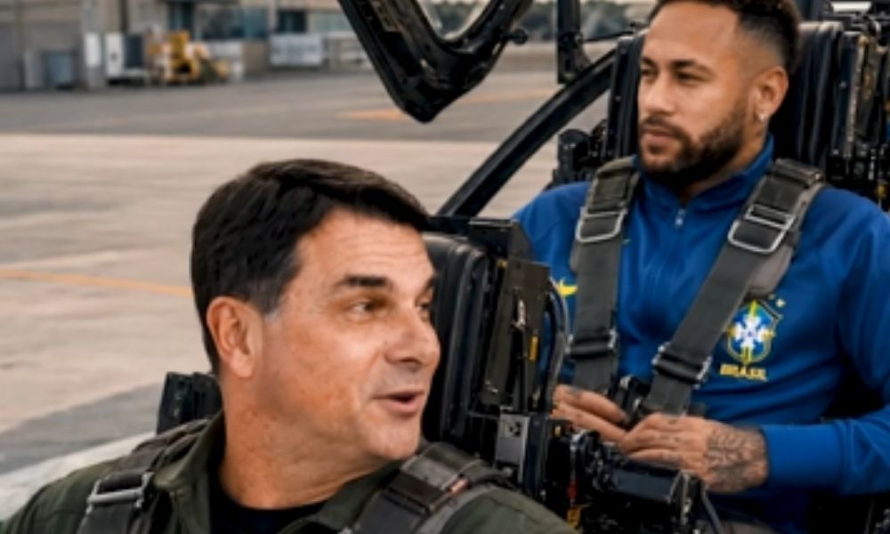 Flávio posta vídeo de IA resgatando Neymar para a Copa: ‘Brasil nunca abandona os seus’