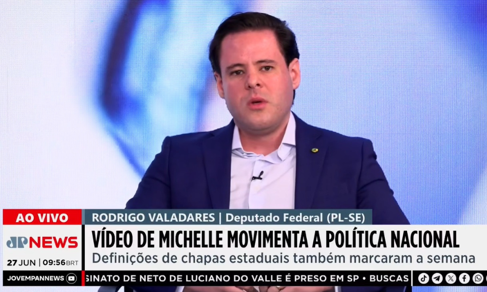 Deputado minimiza atrito entre Michelle e Flávio e defende união contra o PT; assista