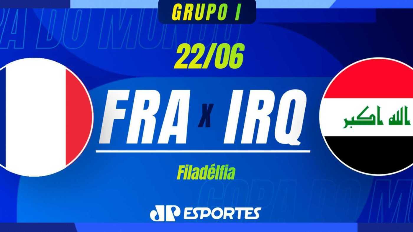 Copa do Mundo: acompanhe França e Iraque ao vivo