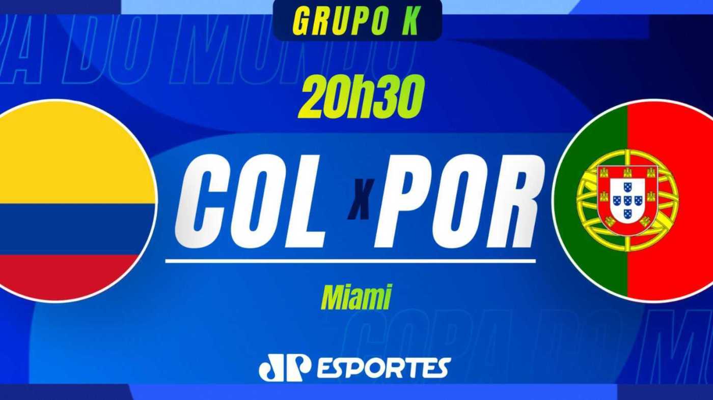 Copa do Mundo: Colômbia e Portugal acompanhe ao vivo