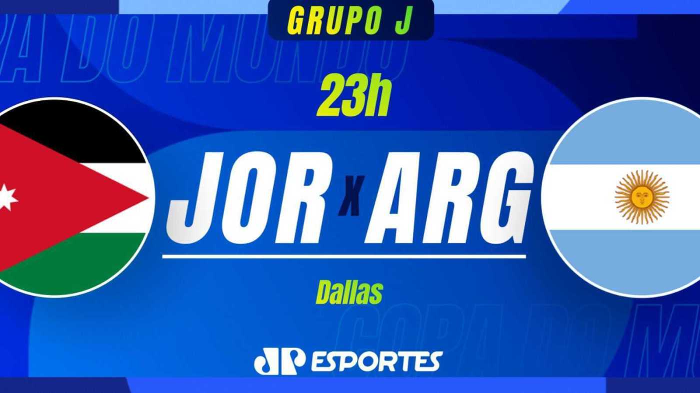 Copa do Mundo: Jordânia e Argentina acompanhe ao vivo