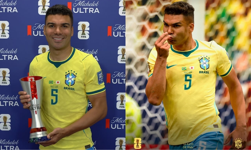 Eleito ‘Homem do Jogo’ contra o Japão, Casemiro é o 3º mais amarelado da história da Copa