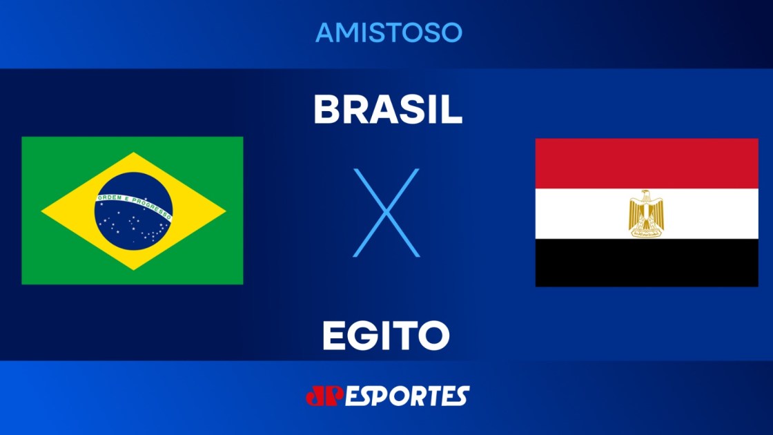Amistoso entre Brasil e Egito