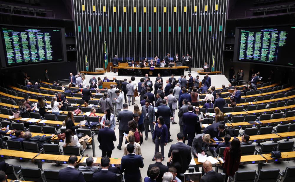 Sessão deliberativa da Câmara dos Deputados