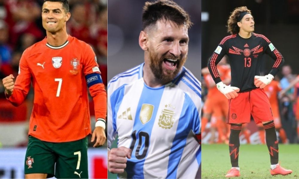 cristiano, messi e ochoa