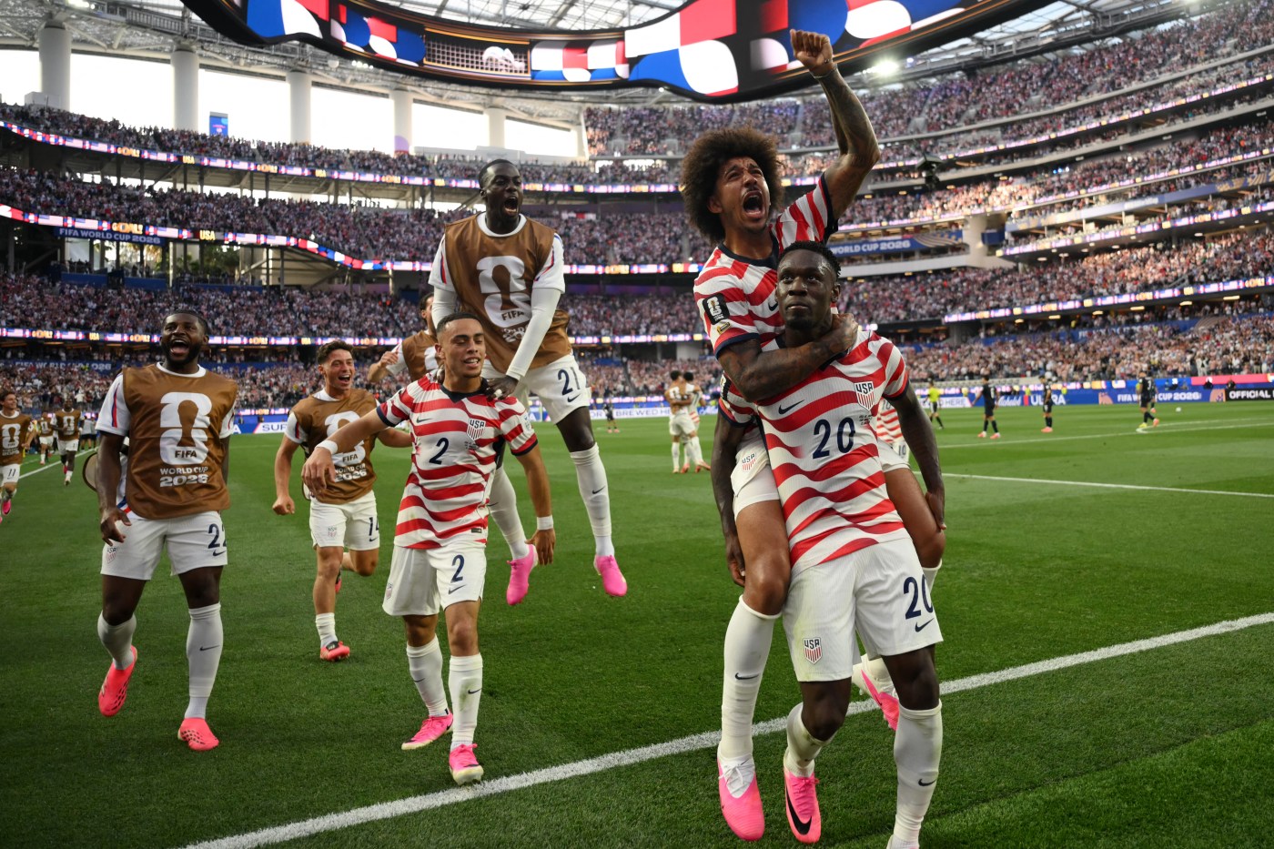 Goleada americana sobre o Paraguai mostra que a Copa subverte os prognósticos 