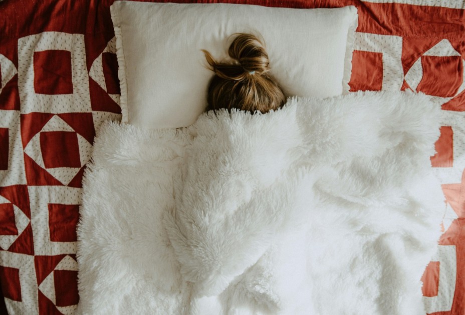 Cama gelada no inverno
