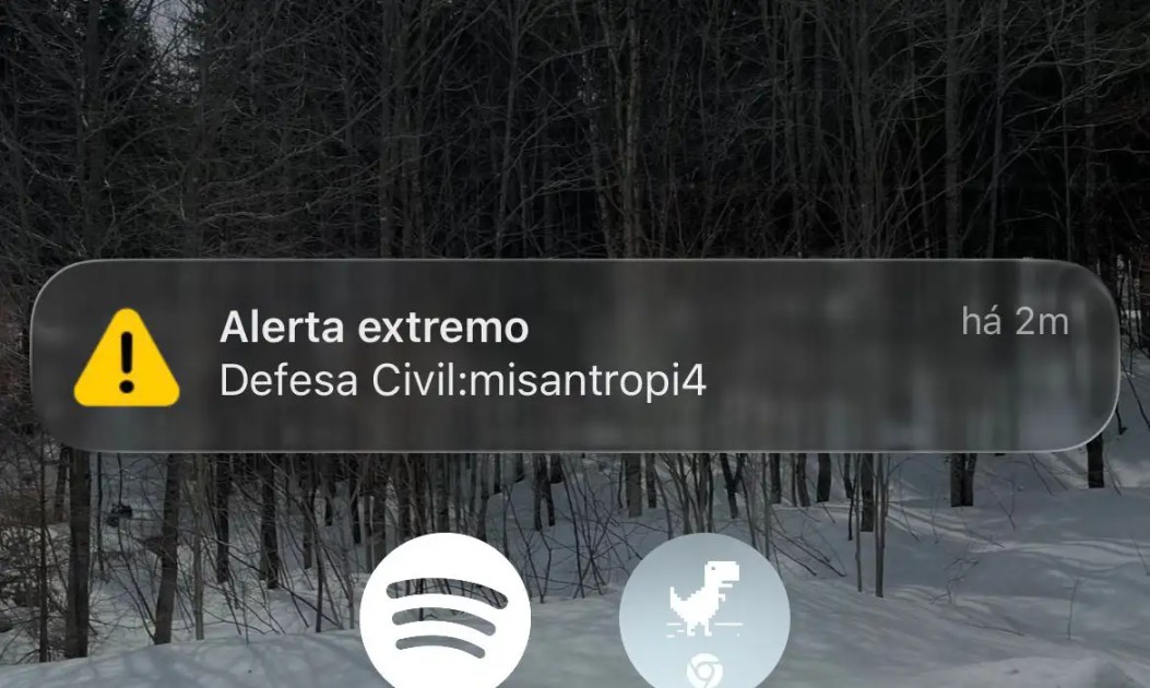 Cerca de 30 milhões de pessoas receberam alerta falso da Defesa Civil