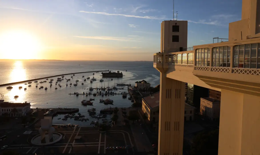 Vista do Elevador Lacerda, em Salvador