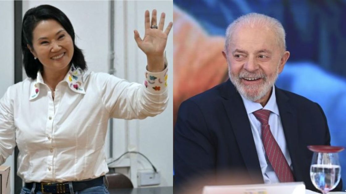 Candidata eleita à Presidência do Peru, Keiko Fujimori e presidente Lula