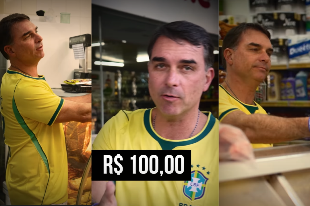 ‘Desafio da Copa’: Flávio Bolsonaro posta vídeo provocando Lula sobre valor da carne