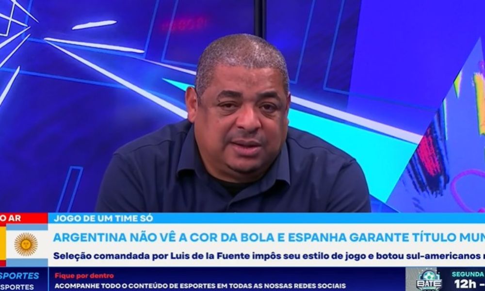 Vampeta exalta título da Espanha e revela que previu autor do gol: ‘Conjunto prevaleceu’