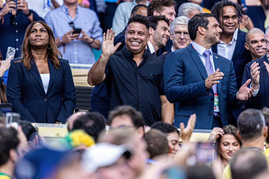 Ronaldo em partida entre Escócia e Brasil na Copa de 2026