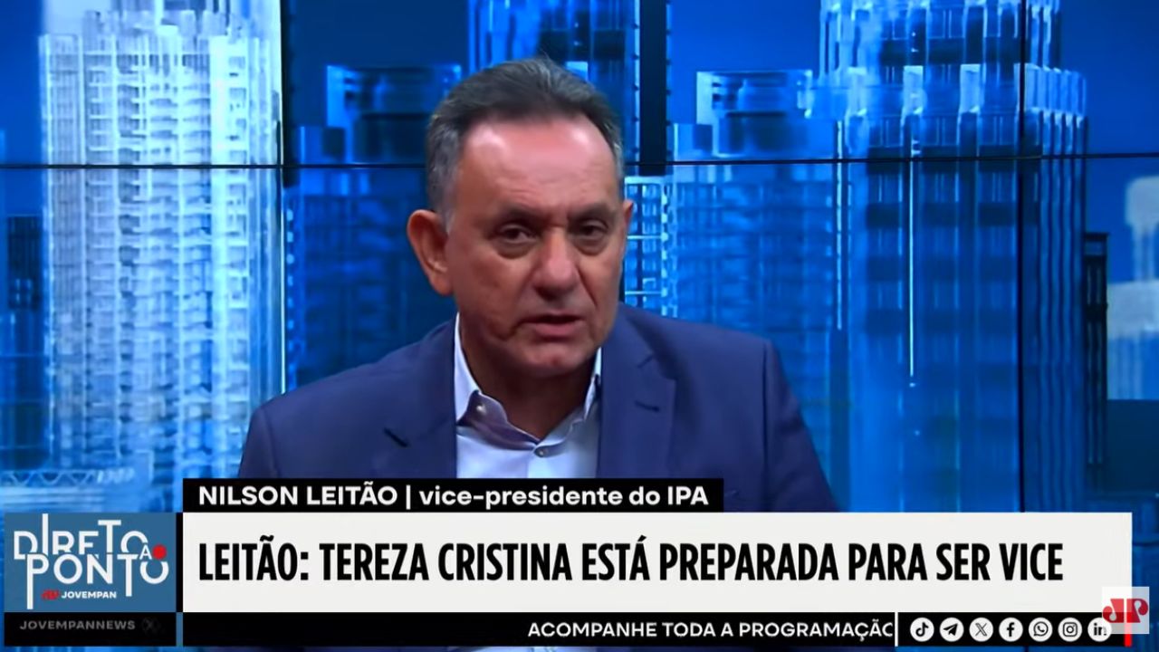 Nilson Leitão sobre Tereza Cristina ser vice de Flávio: ‘Preparadíssima’