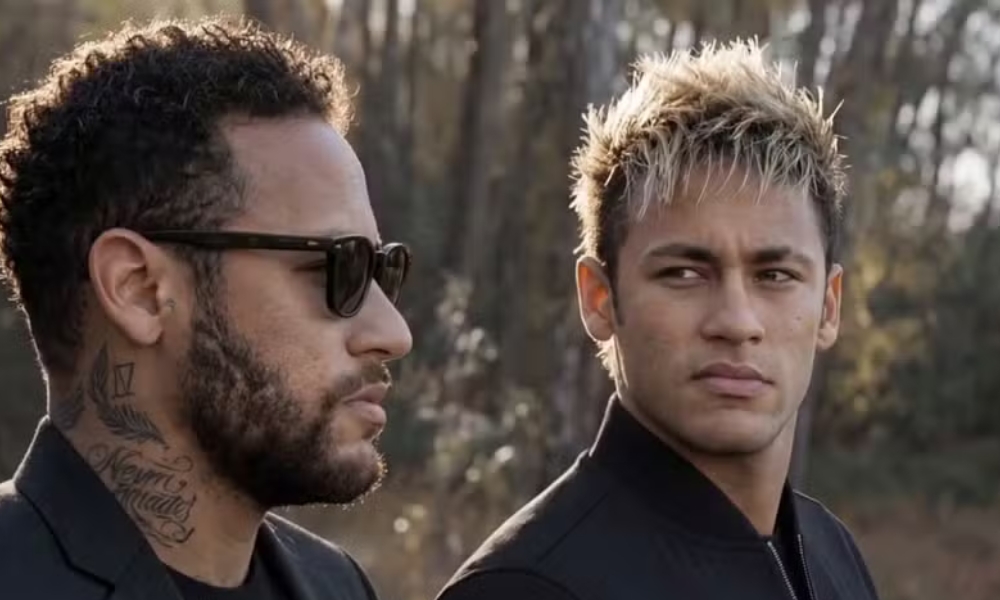 Neymar conversa consigo mesmo em vídeo de IA