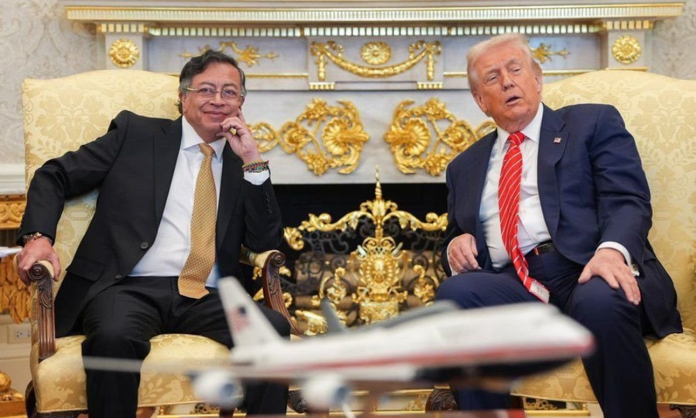 Presidente da Colômbia e Trump conversam por telefone; Petro pede retirada de sanções