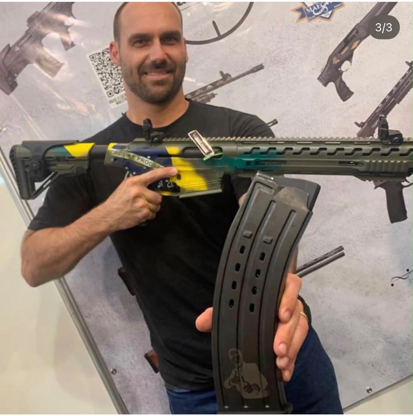 Rosto de Bolsonaro gravado a laser: a história por trás da última arma apreendida pela PF