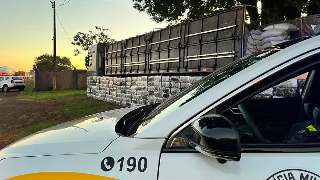 Polícia apreende um 4 toneladas de maconha