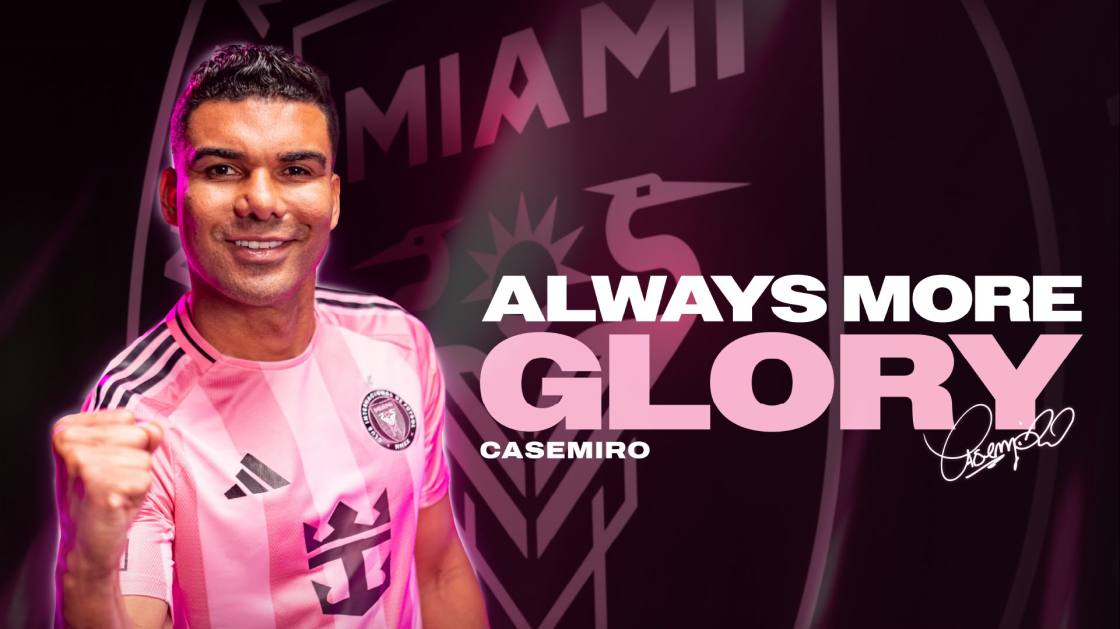 Casemiro é anunciado no Inter Miami