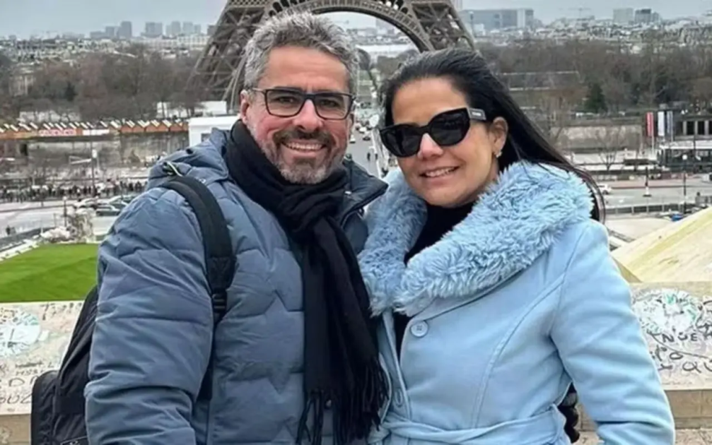 O empresário Marcus Rocha e a atriz Nívea Stelmann