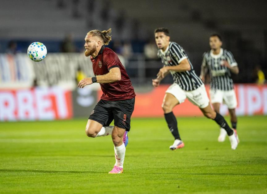 Bragança Paulista/SP; Brasil; 09/08/2026; Estádio Municipal Cícero de Souza Marques; 22ª rodada do Brasileirão; Red Bull Bragantino x Corinthians; Na foto, Isidro Pitta; Foto de Ari Ferreira/Red Bull Bragantino.