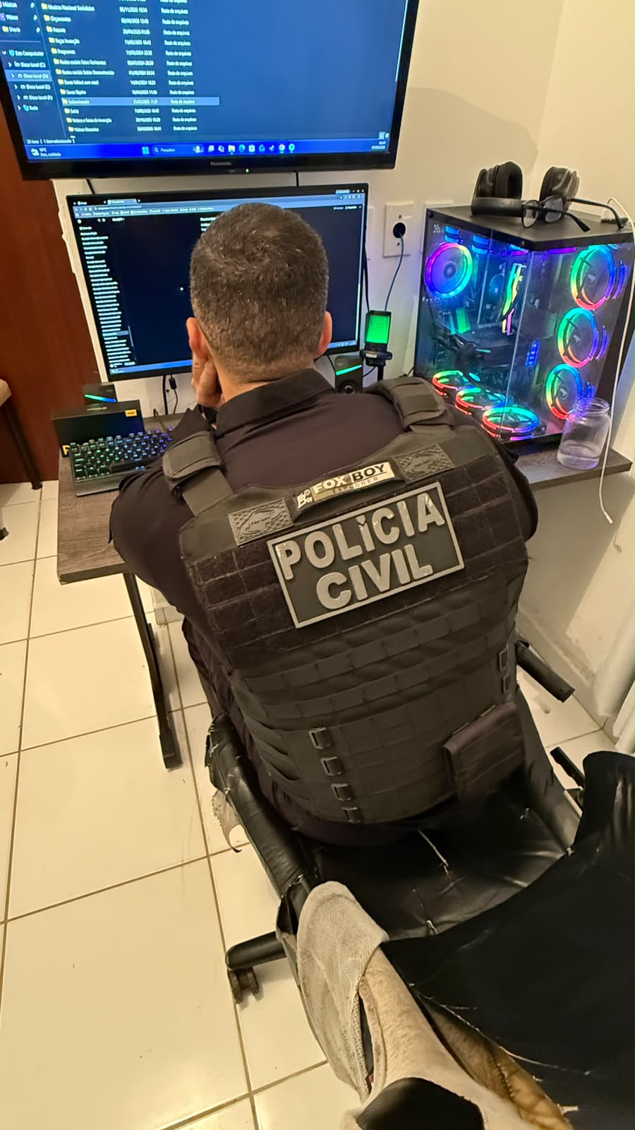 Registro da Operação Rede Interrompida