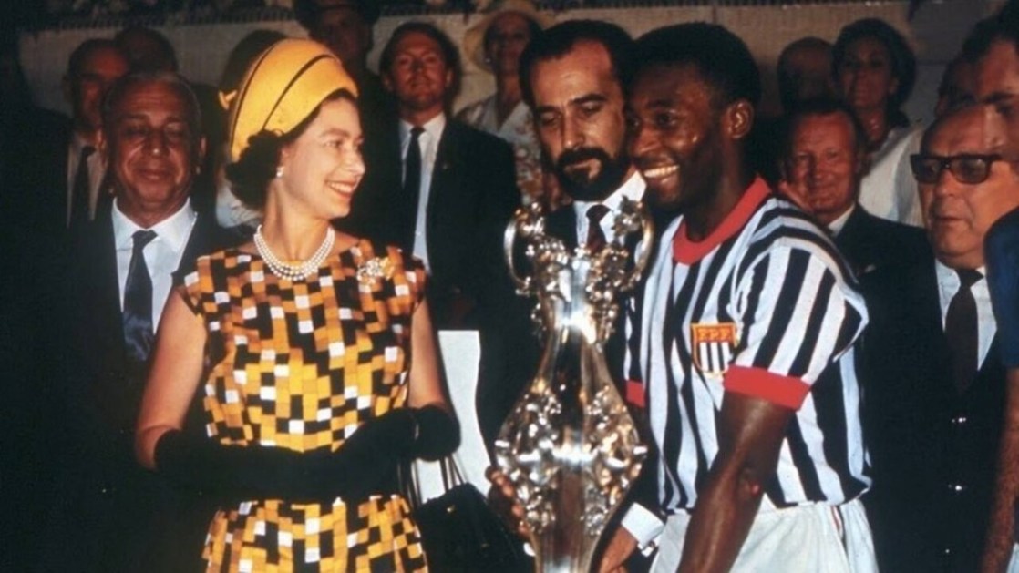 Pelé e a rainha Elizabeth