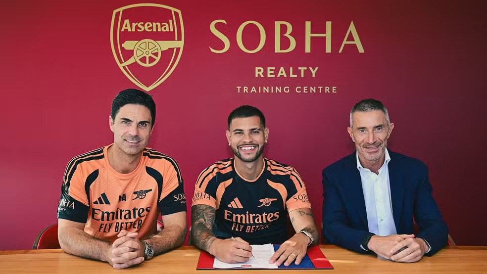 Arsenal oficializa a contratação de Bruno Guimarães, meia da Seleção Brasileira