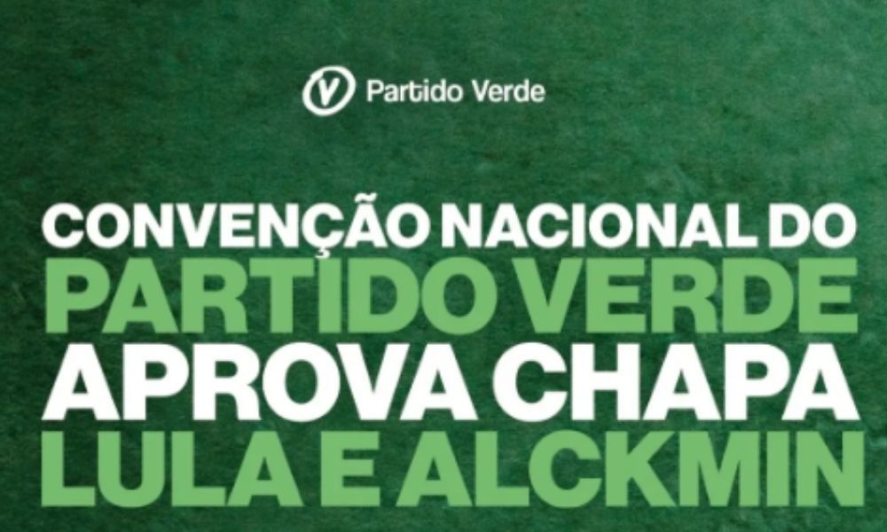 Partido Verde oficializa apoio à candidatura de Lula